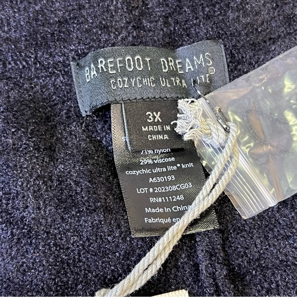 Barefoot Dreams CozyChic Lite Jogger Black Size 3X - Picture 6 of 9